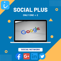 Increase Social Plus - social network Facebook Instagram Google Linkedin twitter