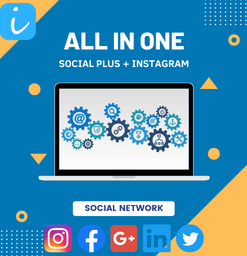 Increase All in one - social network Facebook Instagram Google Linkedin twitter