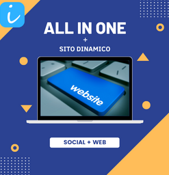 Increase Only one + web- social network + sito internet dinamico Facebook Instagram Google Linkedin Twitter